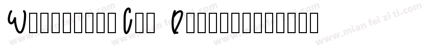 WhimsicalCyr Regular字体转换